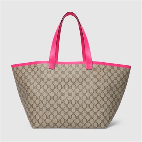 gucci laminated tote|GUCCI Totissima leather.